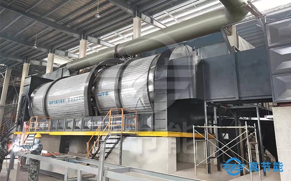 城市污泥干化設備運行現(xiàn)場